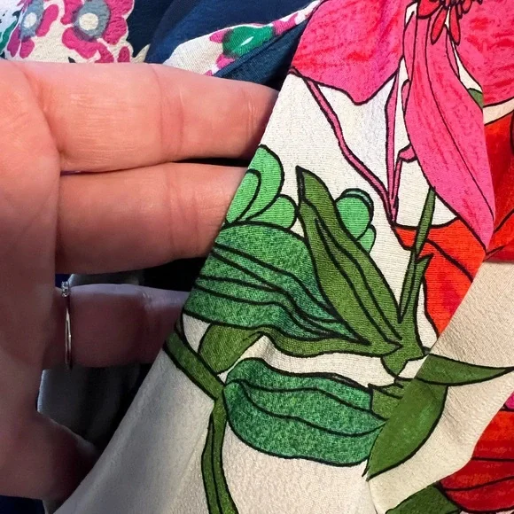 NWT Maeve |Anthropologie| Botanical belted Floral belted dress size 6 - Picture 10 of 15